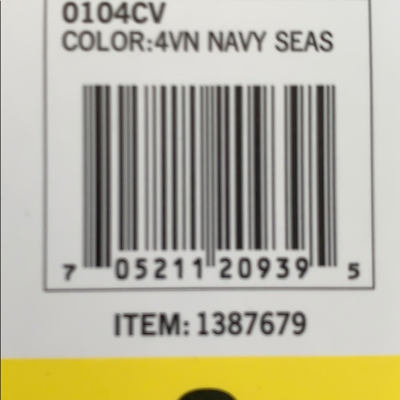 Navy Stripe Tee, keyhole tie shoulders - Picture 6 of 6